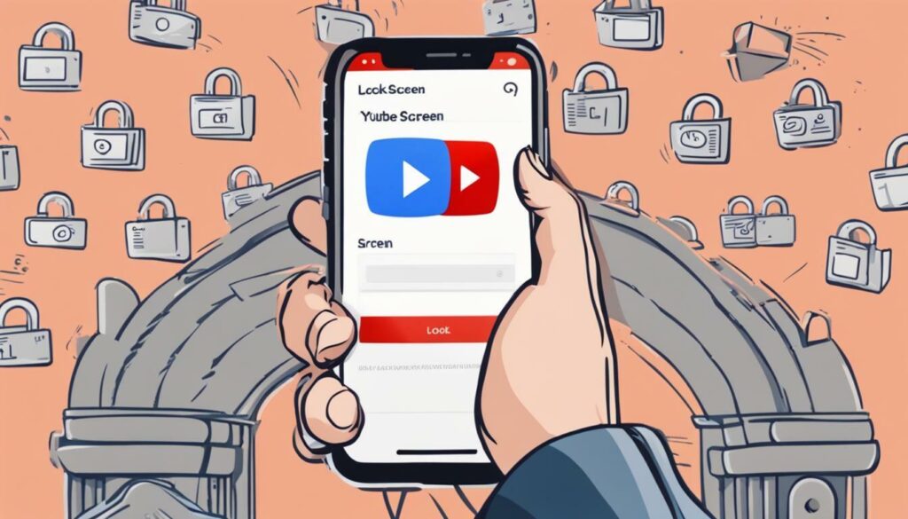 how to lock screen on youtube